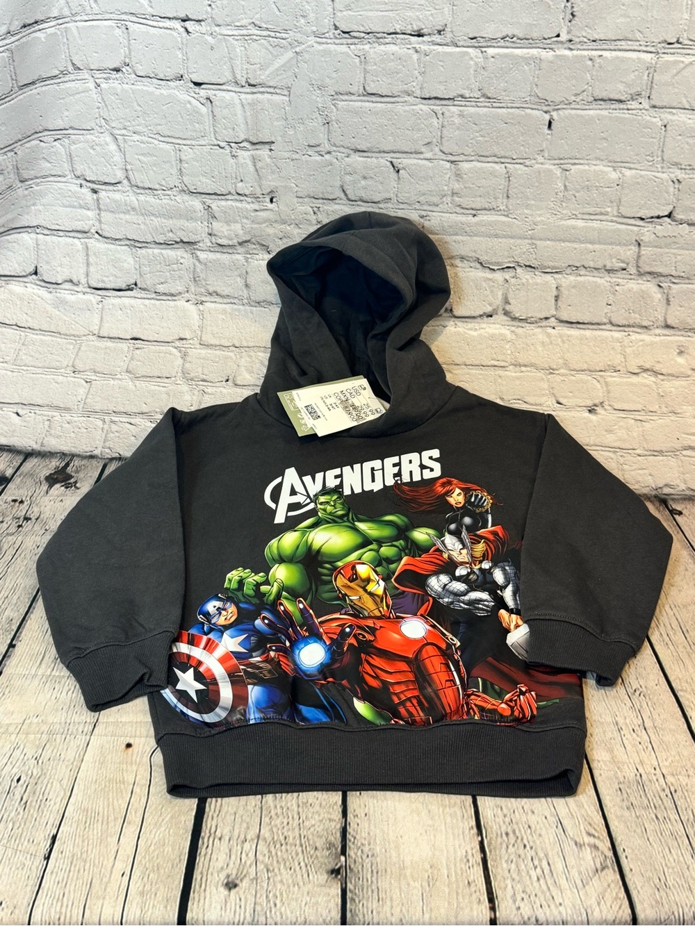 H&M Marvel Avengers Graphic Print Hoodie